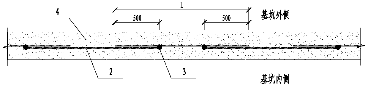 Construction method for inserting impermeable blankets in cement-soil continuous wall to form composite curtain and composite curtain prepared with construction method