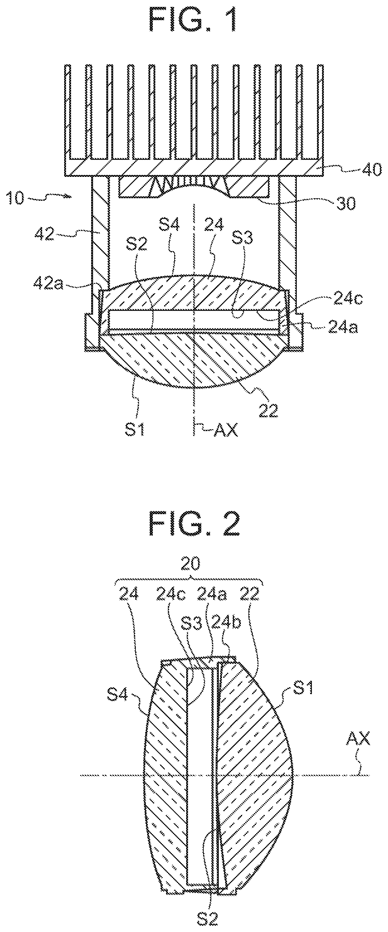 Projector type headlamp