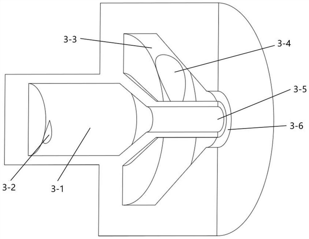 Hydrogen peroxide/kerosene rocket engine thrust chamber based on third fluid