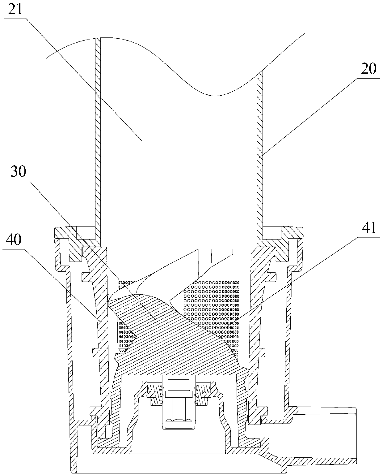 Juice extractor and spiral-extruded juicing screw thereof