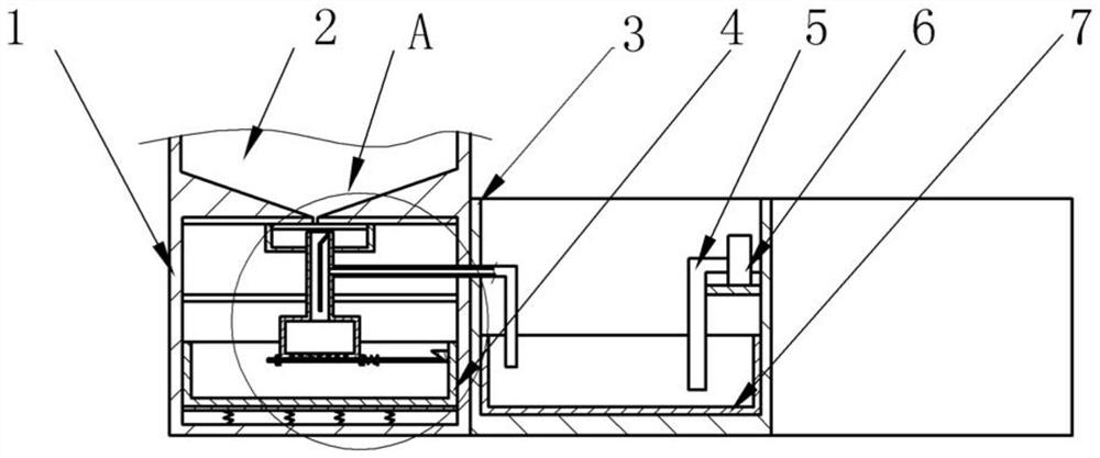 Construction waste water treatment device