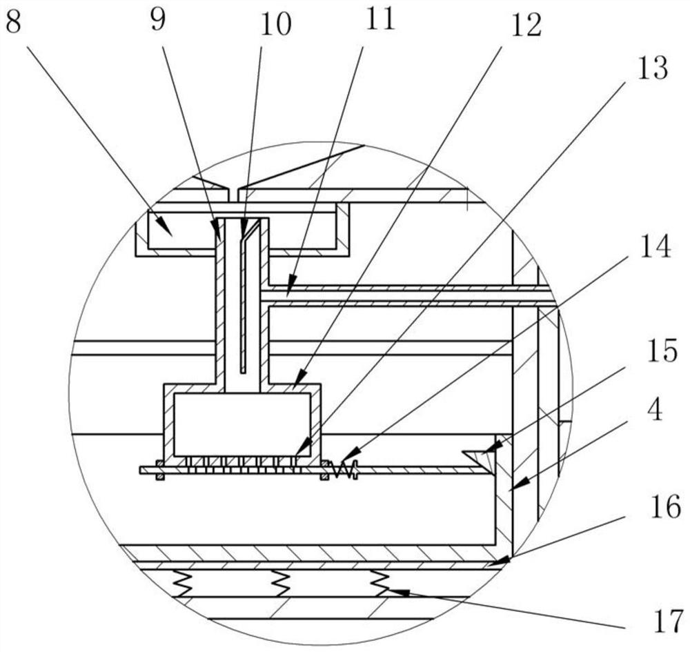 Construction waste water treatment device