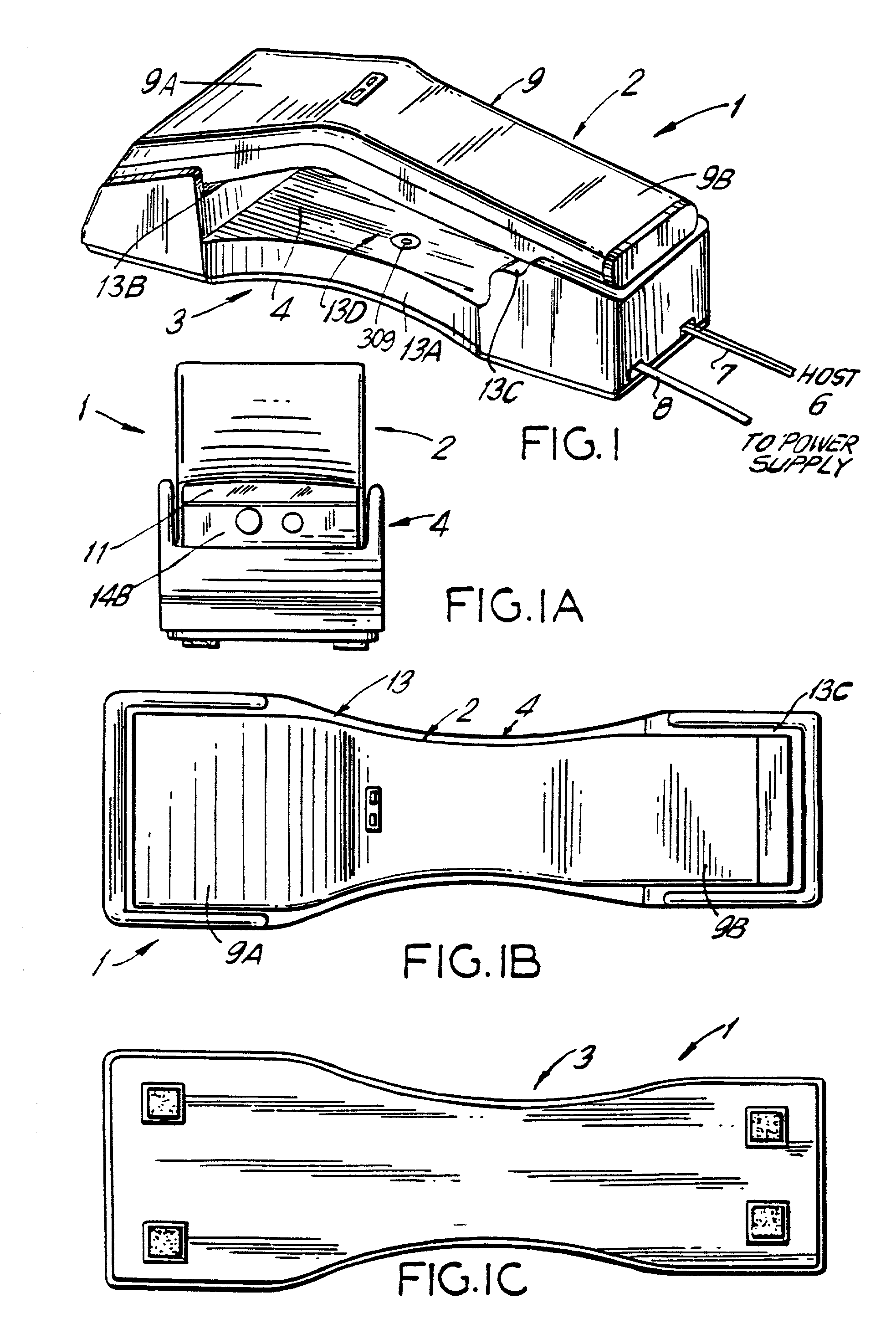 Bar code scanning system with wireless communication links