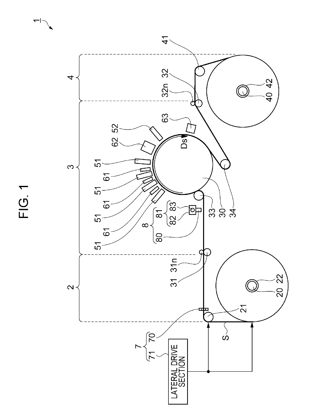 Mark detection method using printing apparatus and printing apparatus