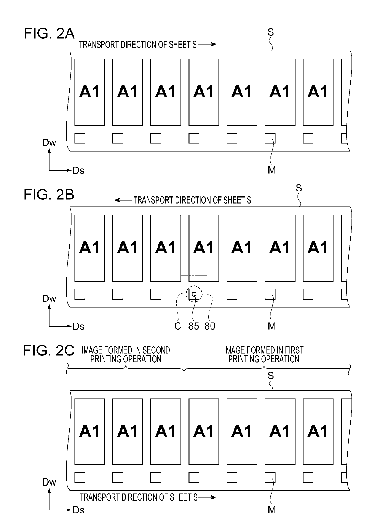 Mark detection method using printing apparatus and printing apparatus