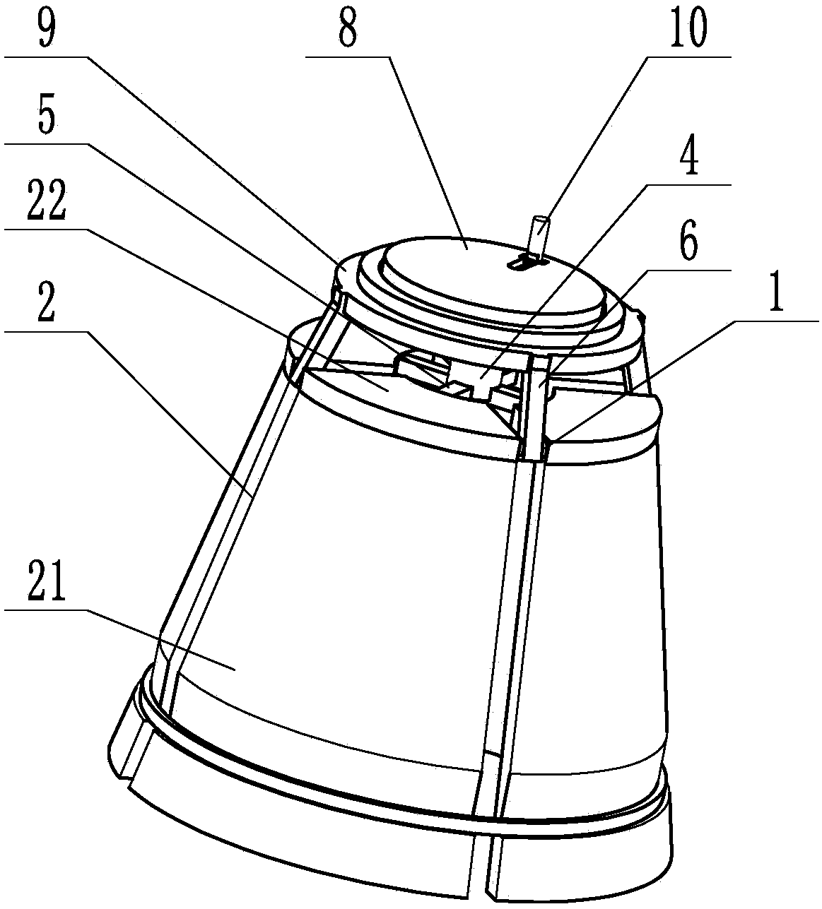 A quick-loading protective sleeve structure for drilling tools