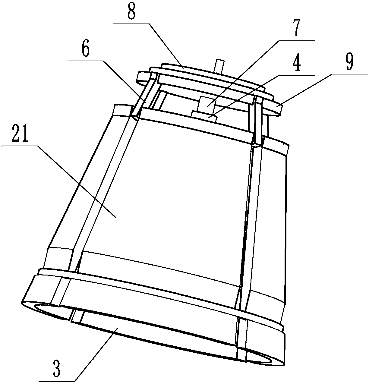 A quick-loading protective sleeve structure for drilling tools