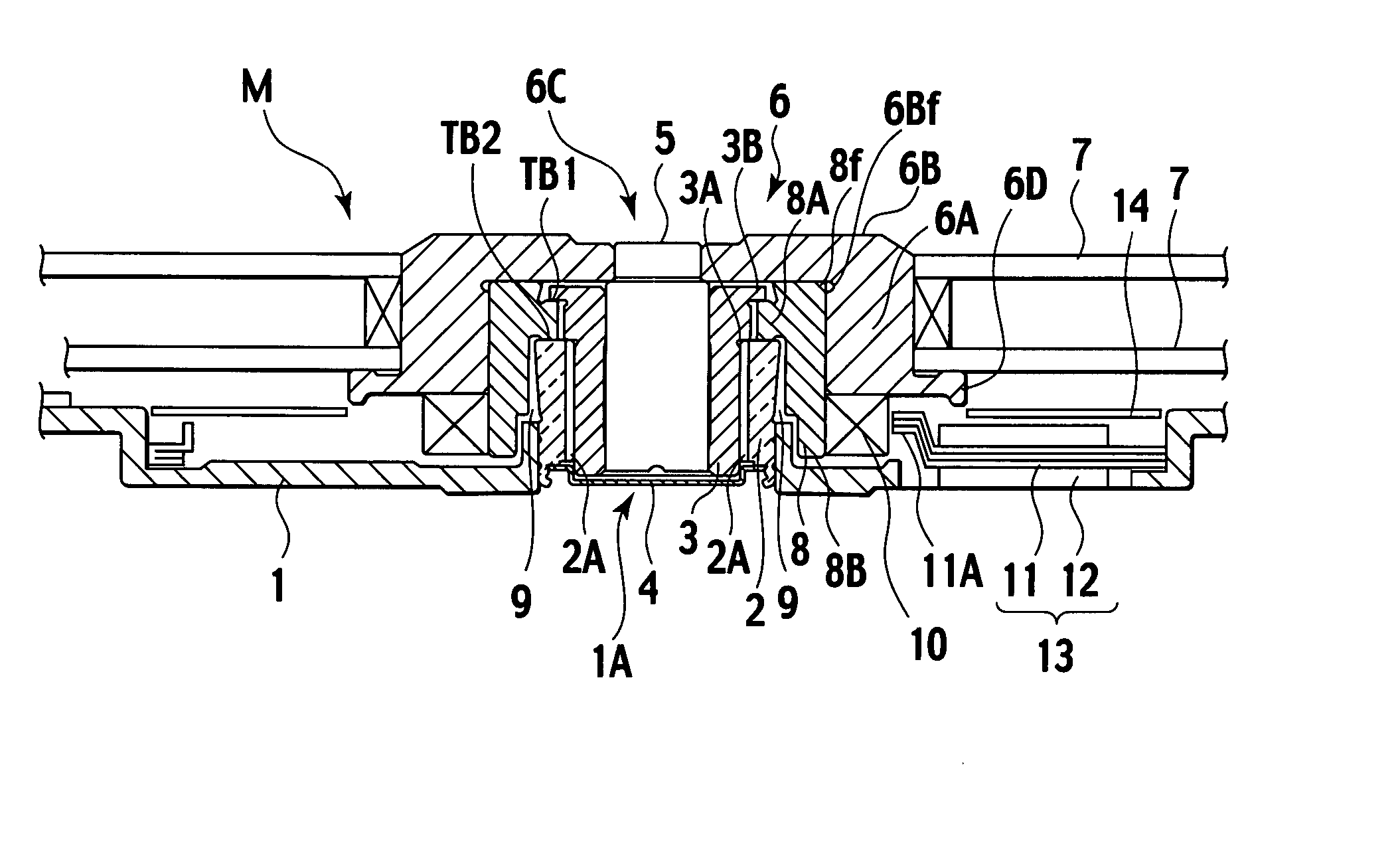 Motor and disc drive with motor