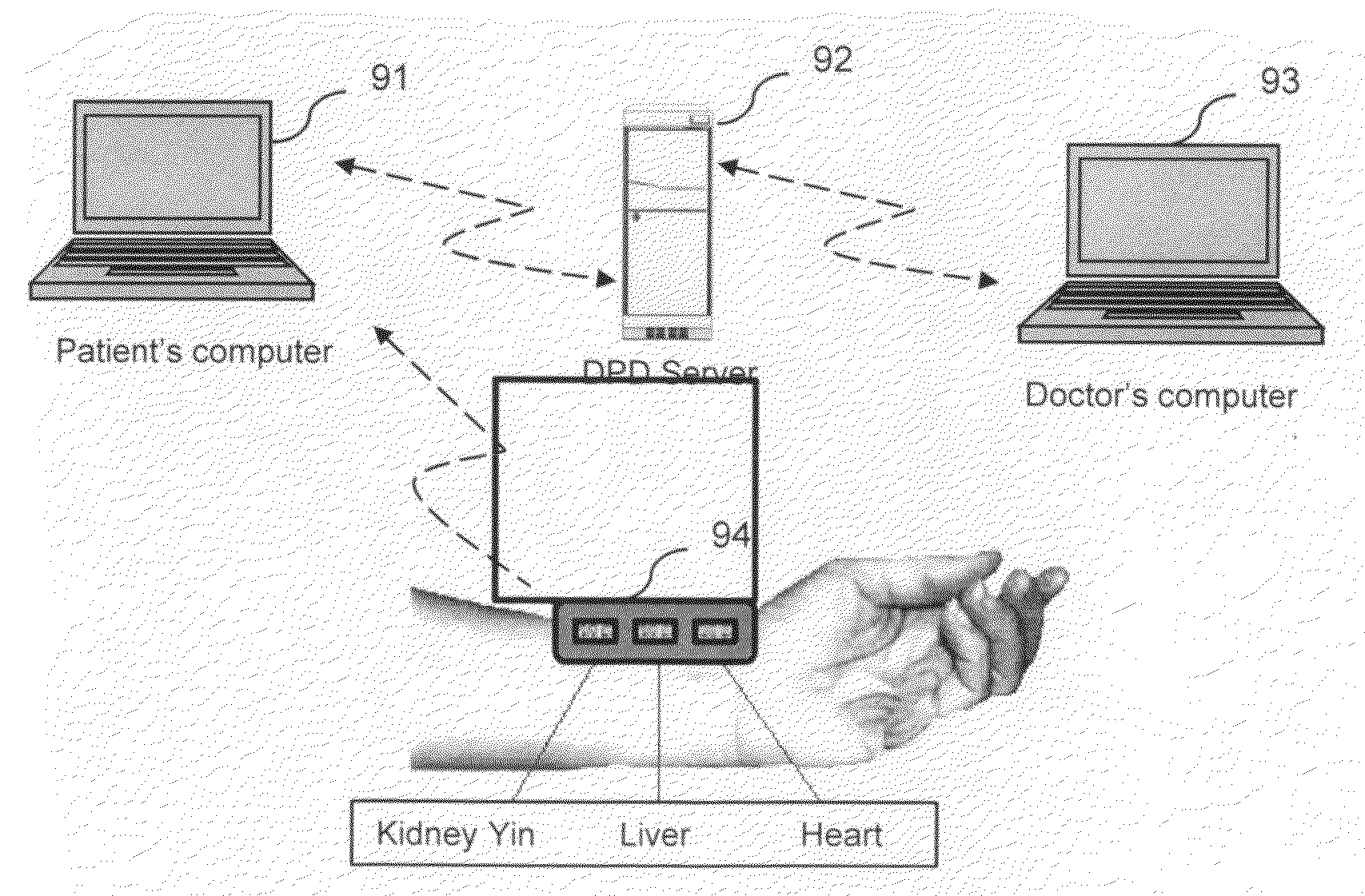 System and process for distant pulse diagnosis