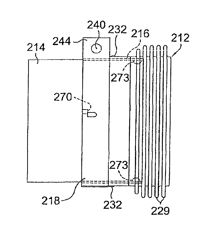 Exhaust pipe joint with insert