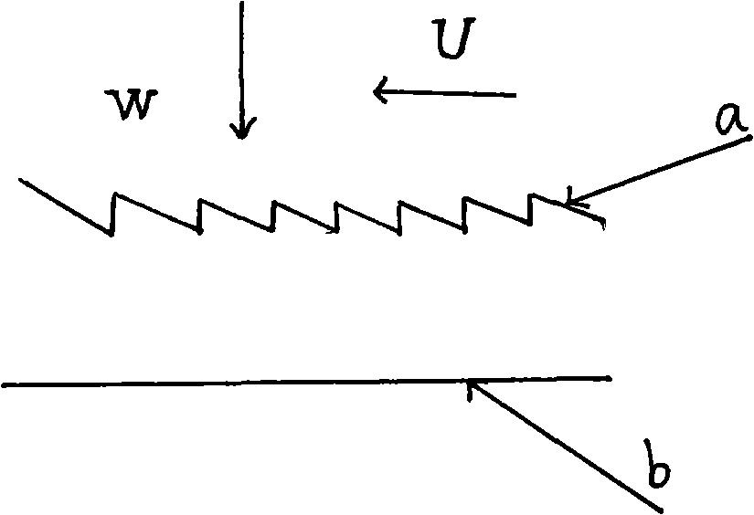 Thrust bearing applying interface sliding technology