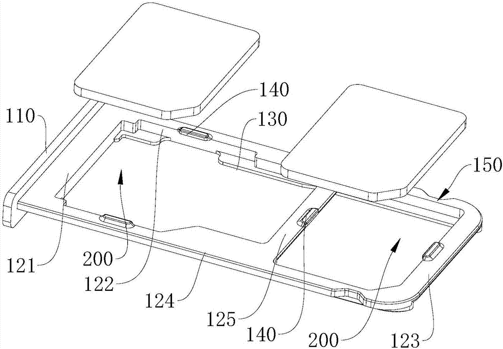 Card tray structure and electronic device