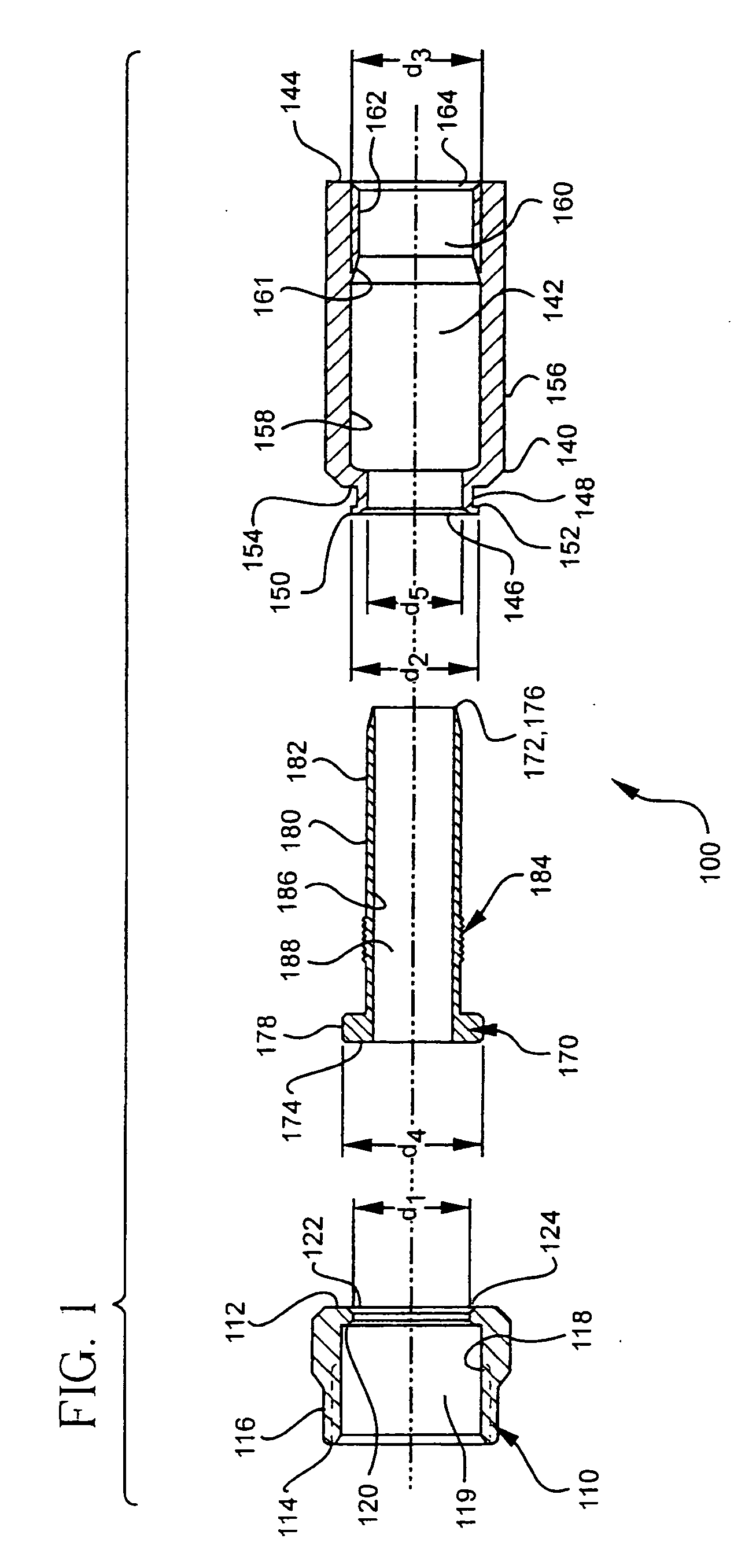 Sealed coaxial cable connector and related method