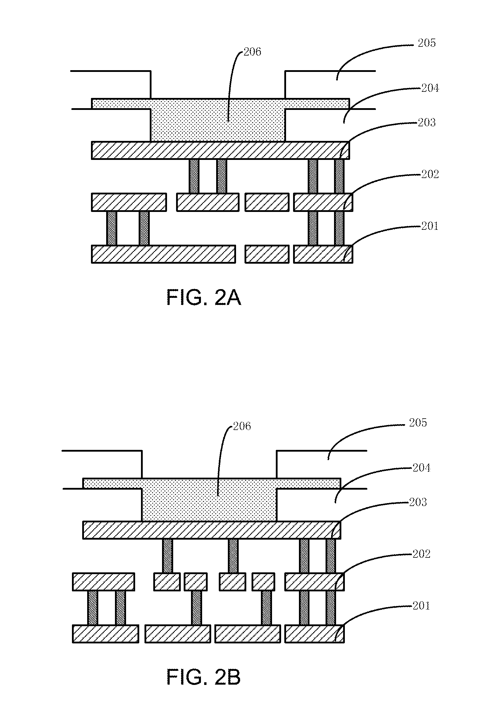 Pad structure for semiconductor device connection