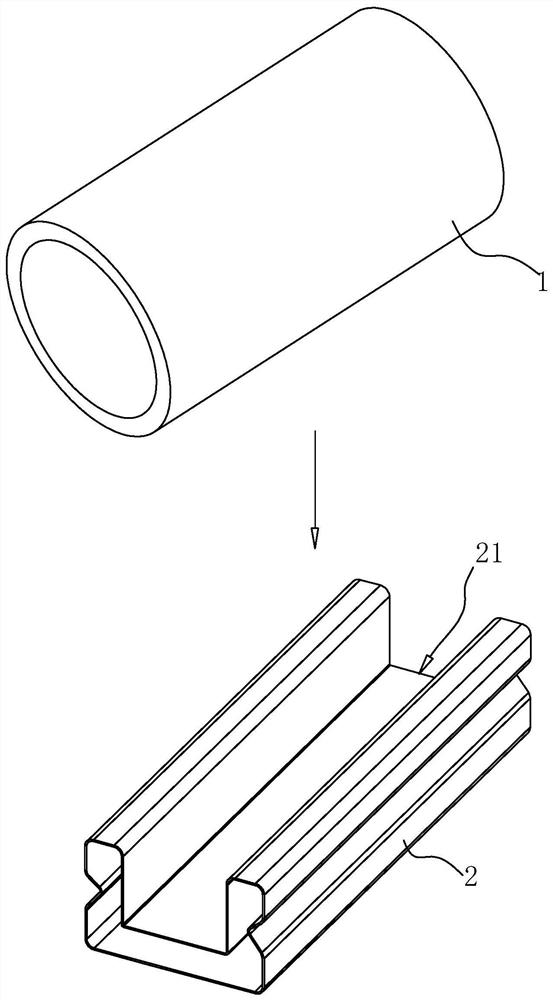 Buffer material forming process