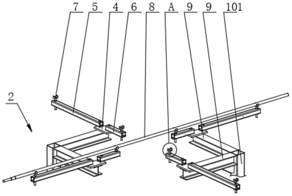 Rotor support measuring tool and measuring method