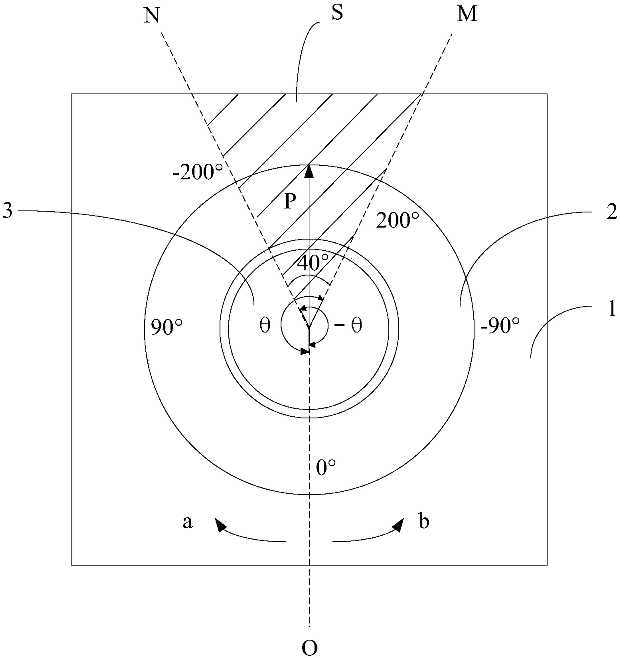 Judging device and judging method of slewing overlapping area of ​​piling type slewing crane