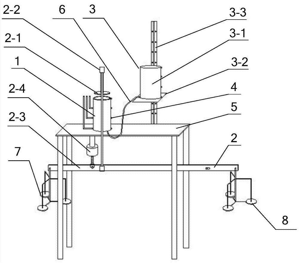 Tester for researching compression-permeation relationship of garbage soil