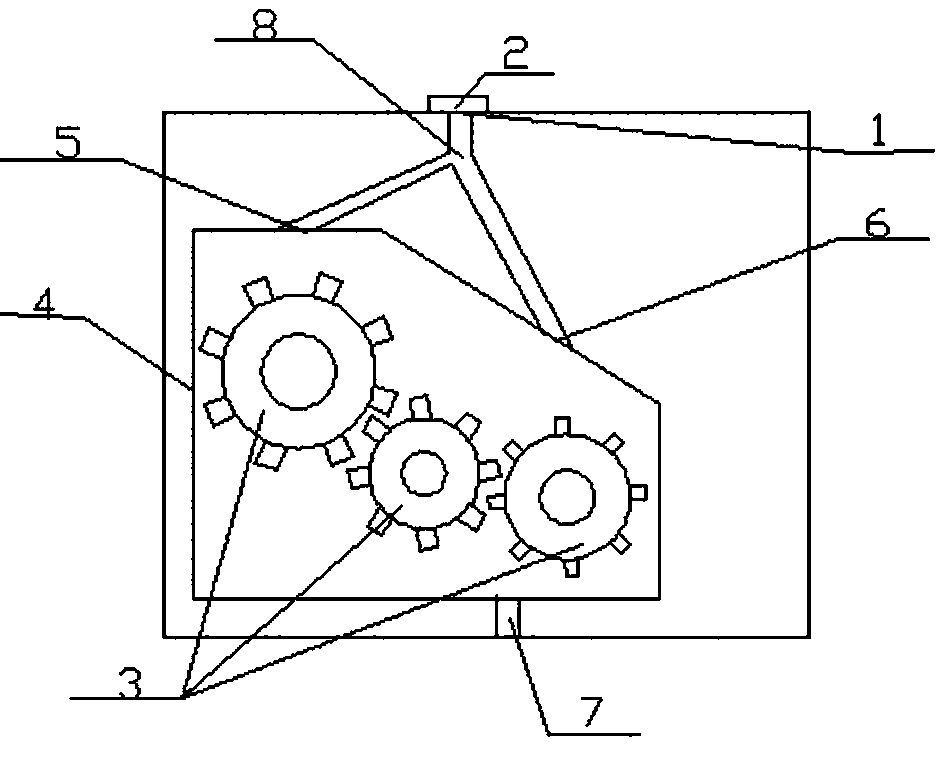 Planet speed reducer with efficient heat dissipation function