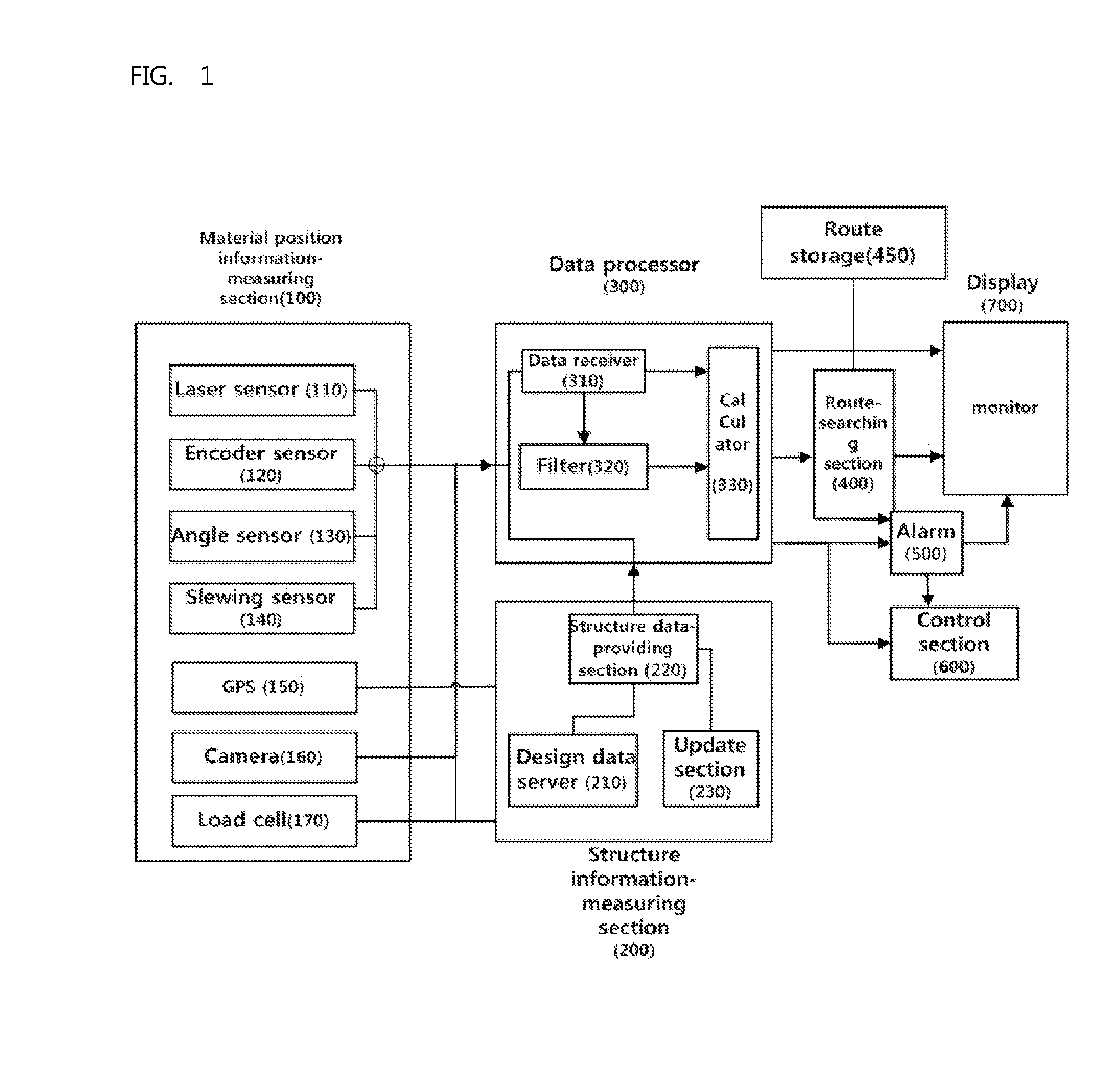 Tower crane navigation system