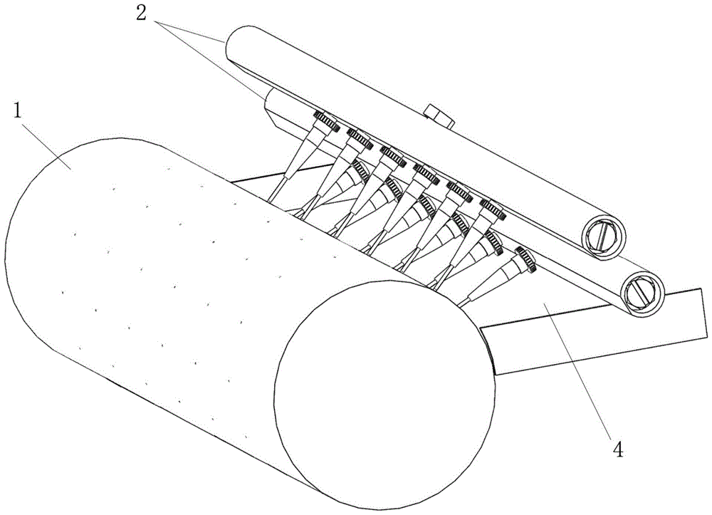 Seed cleaning device for scraping airflow seeder