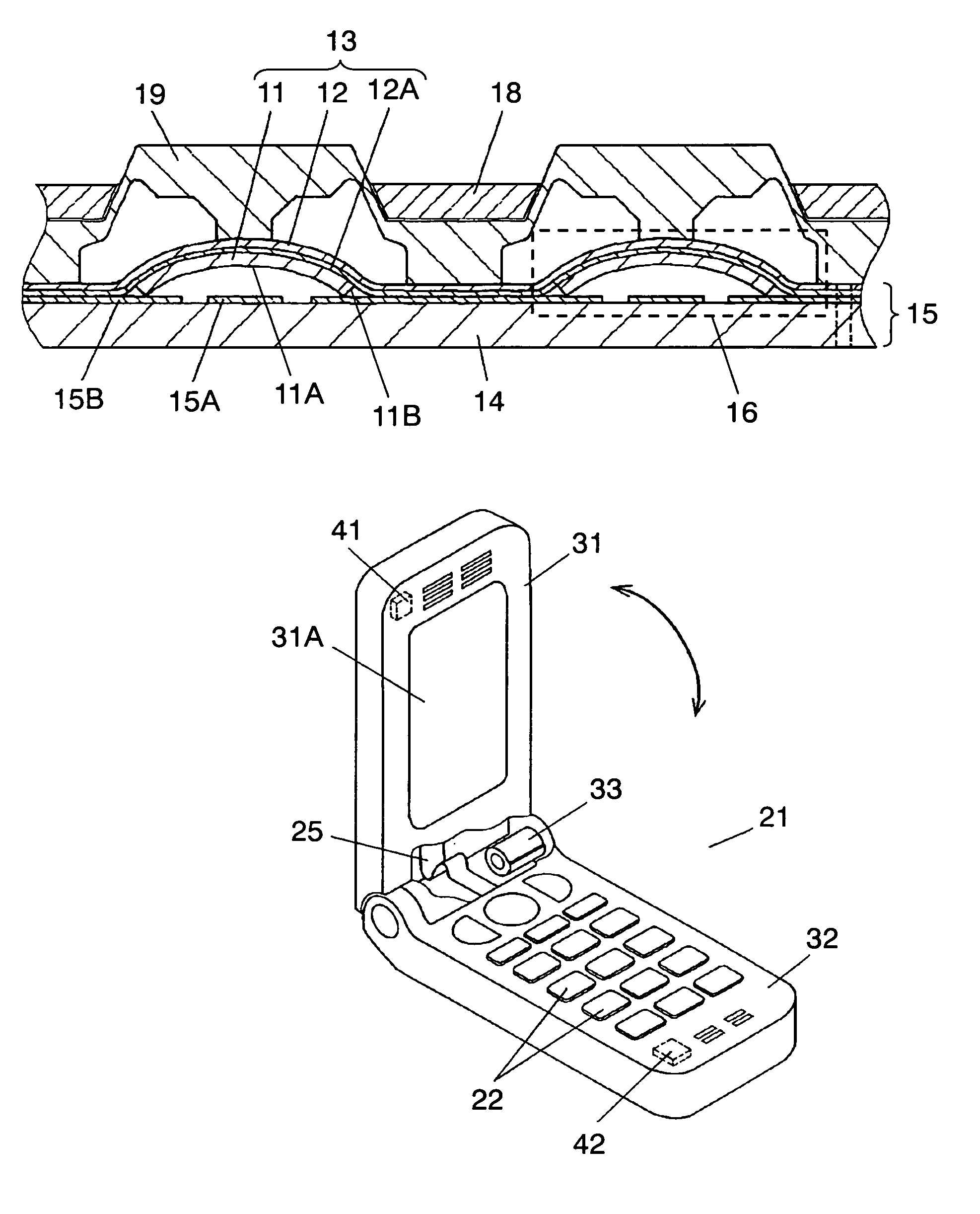 Method of manufacturing a movable contact unit to be disposed close to a magnetic sensor