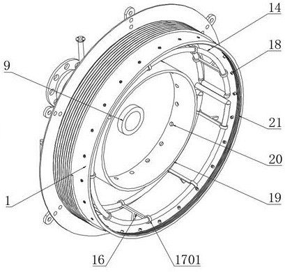 A fuel transfer heating device