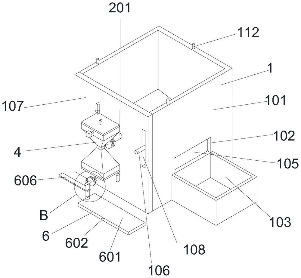 Automatic feeding device for large pet dogs