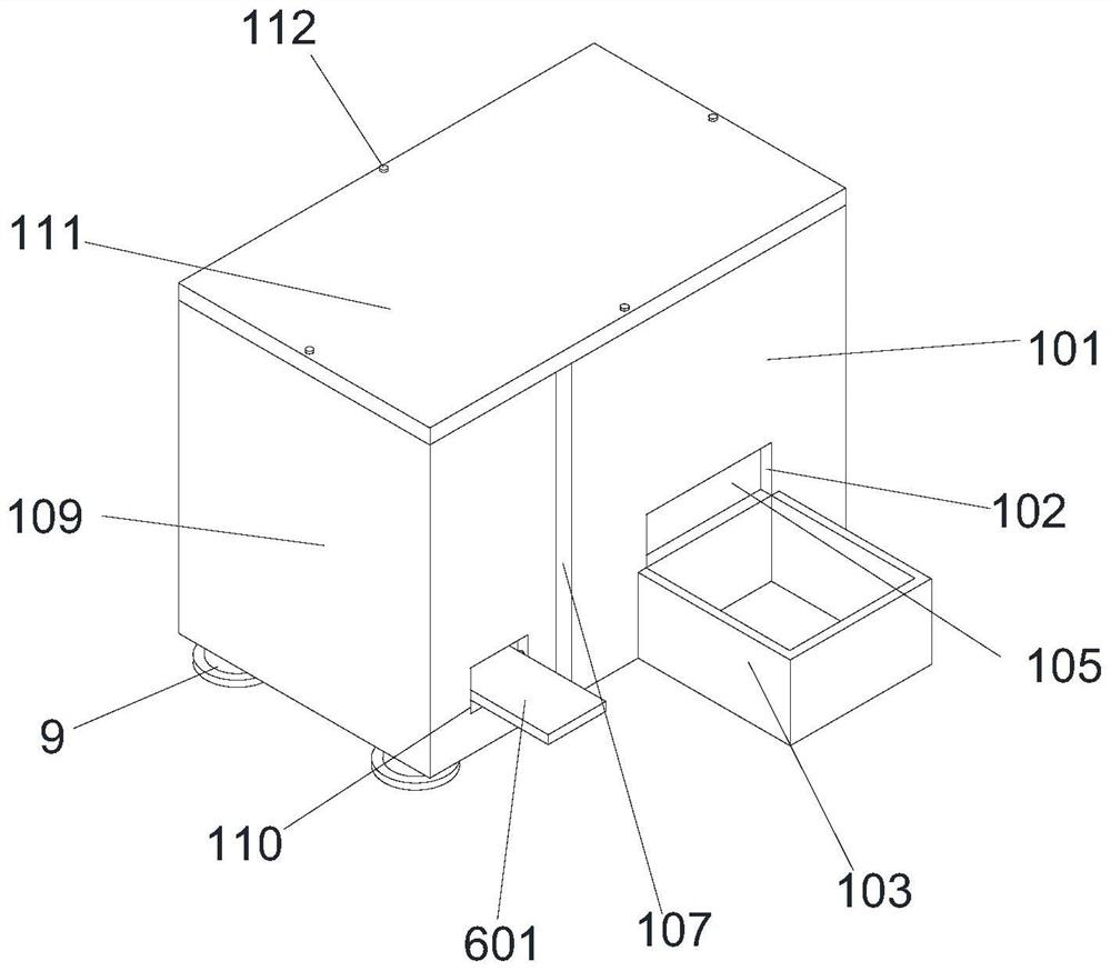 Automatic feeding device for large pet dogs