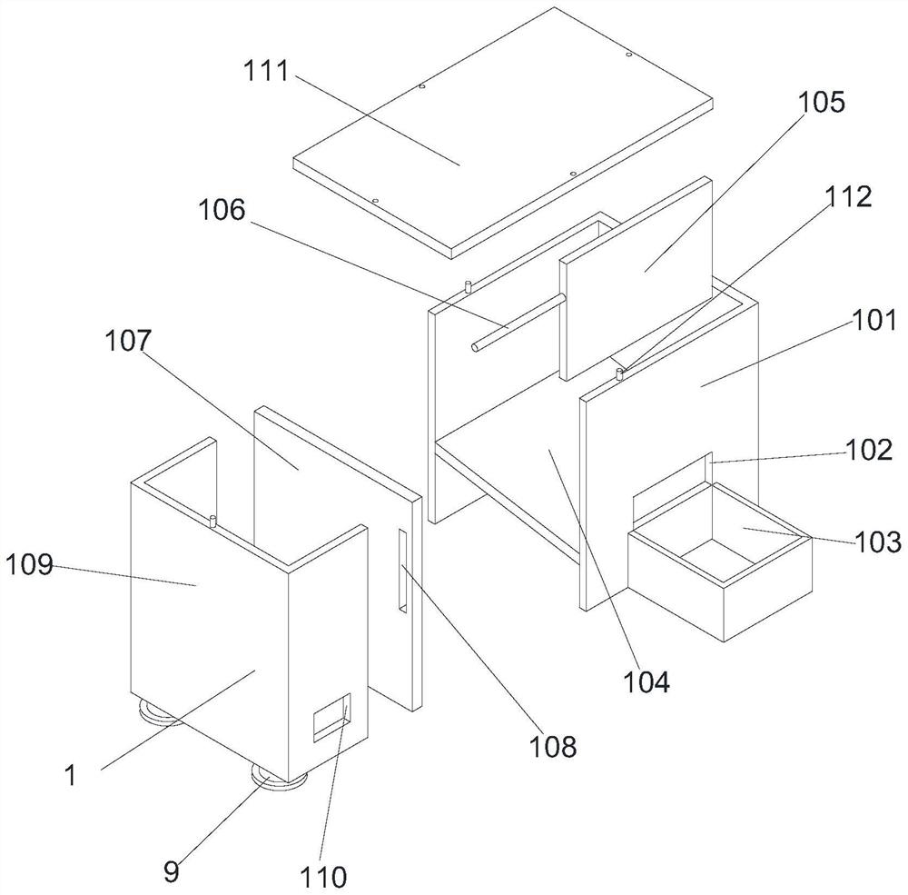 Automatic feeding device for large pet dogs