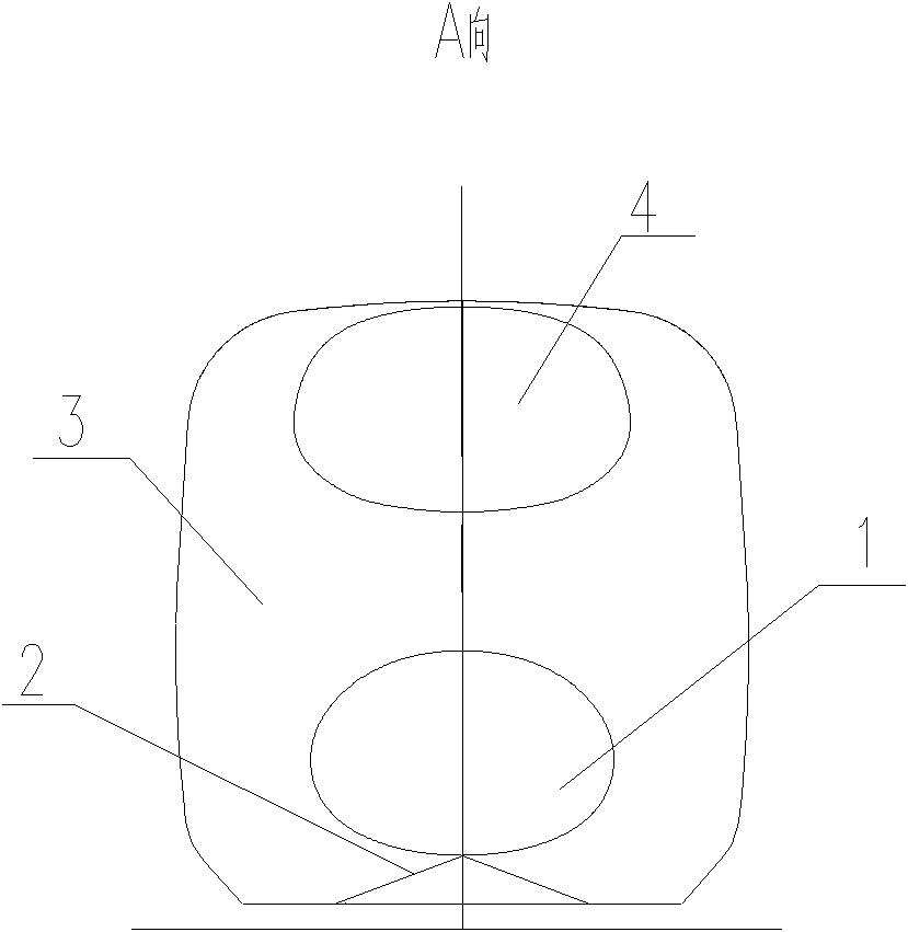 Locomotive structure of high-speed train