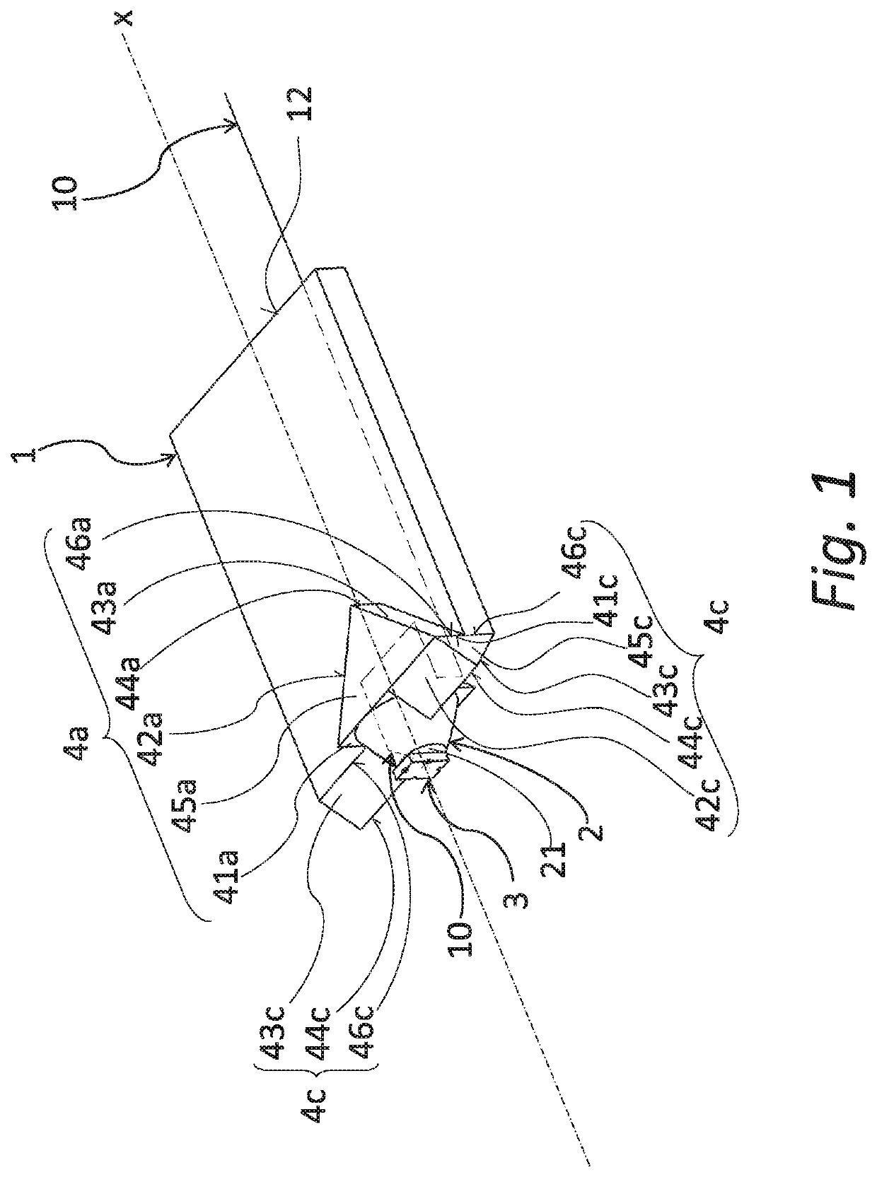 Light-conductive optical system, especially for a light device of a vehicle