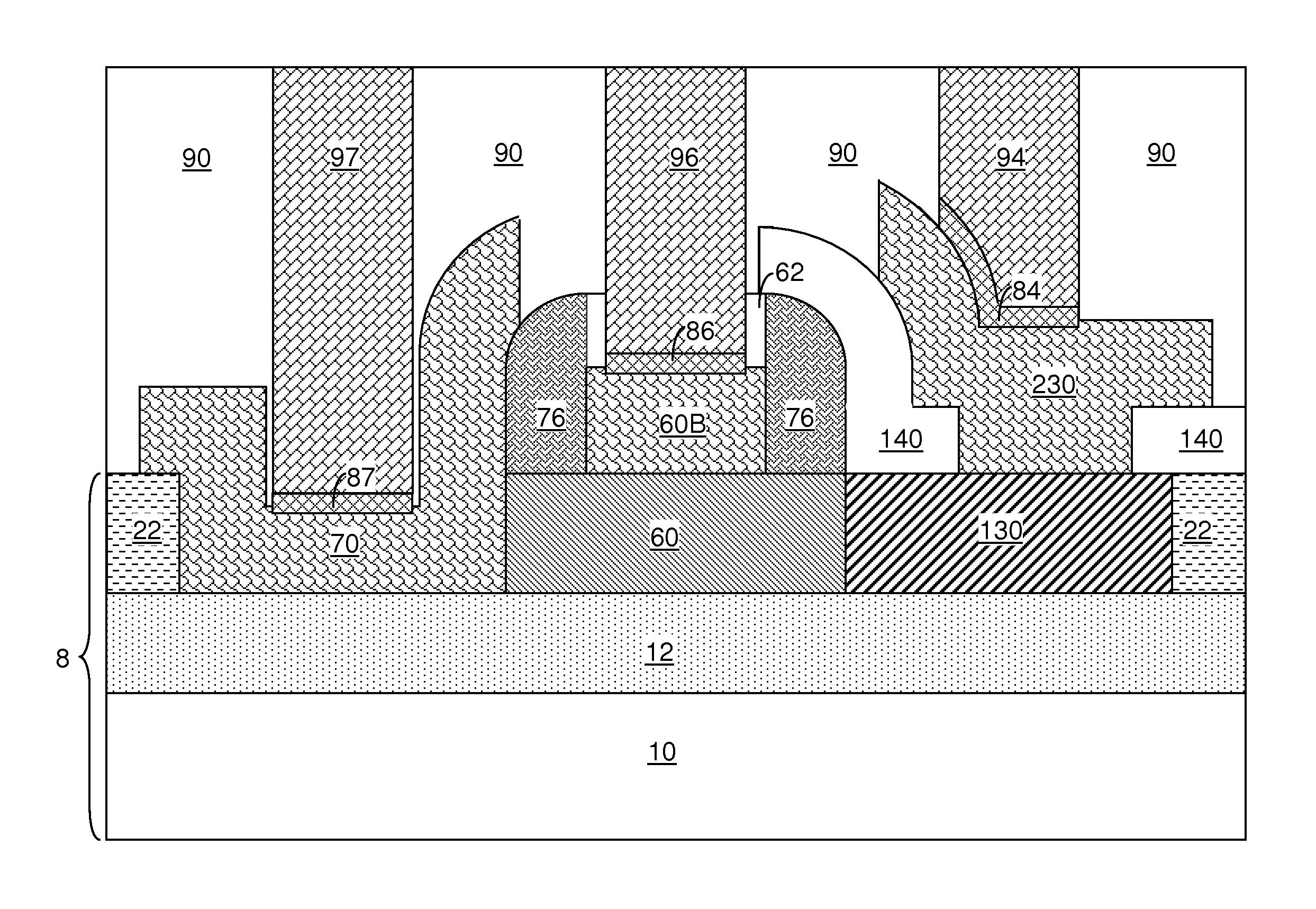 Horizontal polysilicon-germanium heterojunction bipolar transistor