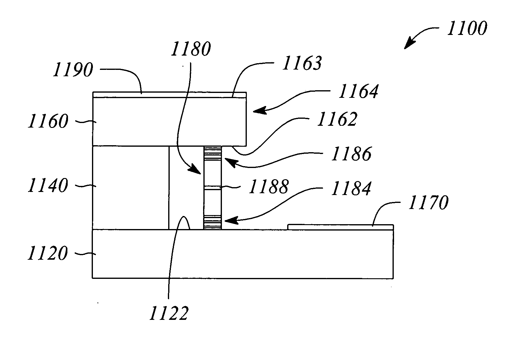 Nano-VCSEL device and fabrication thereof using nano-colonnades