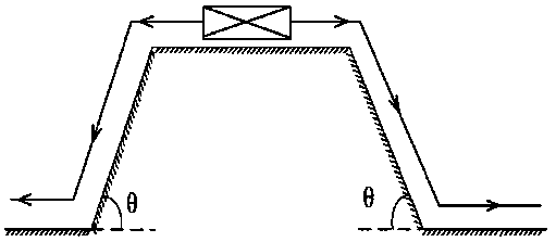 Large-section, high drop high-voltage cable line high point jointless continuous laying method