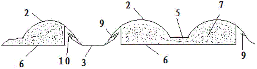 A thermal insulation combined aluminum tile