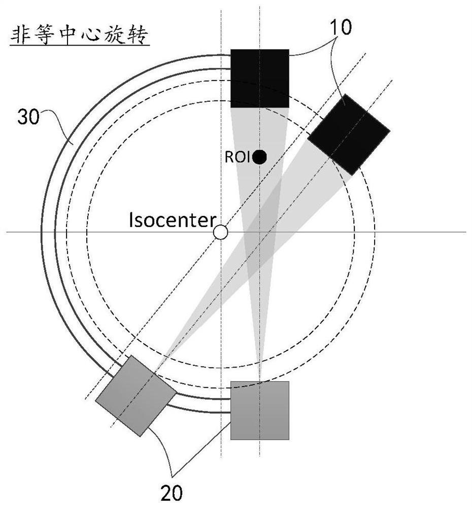 Imaging method and positioning device of X-ray imaging equipment