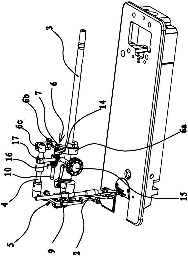 Presser foot height adjusting device of sewing machine