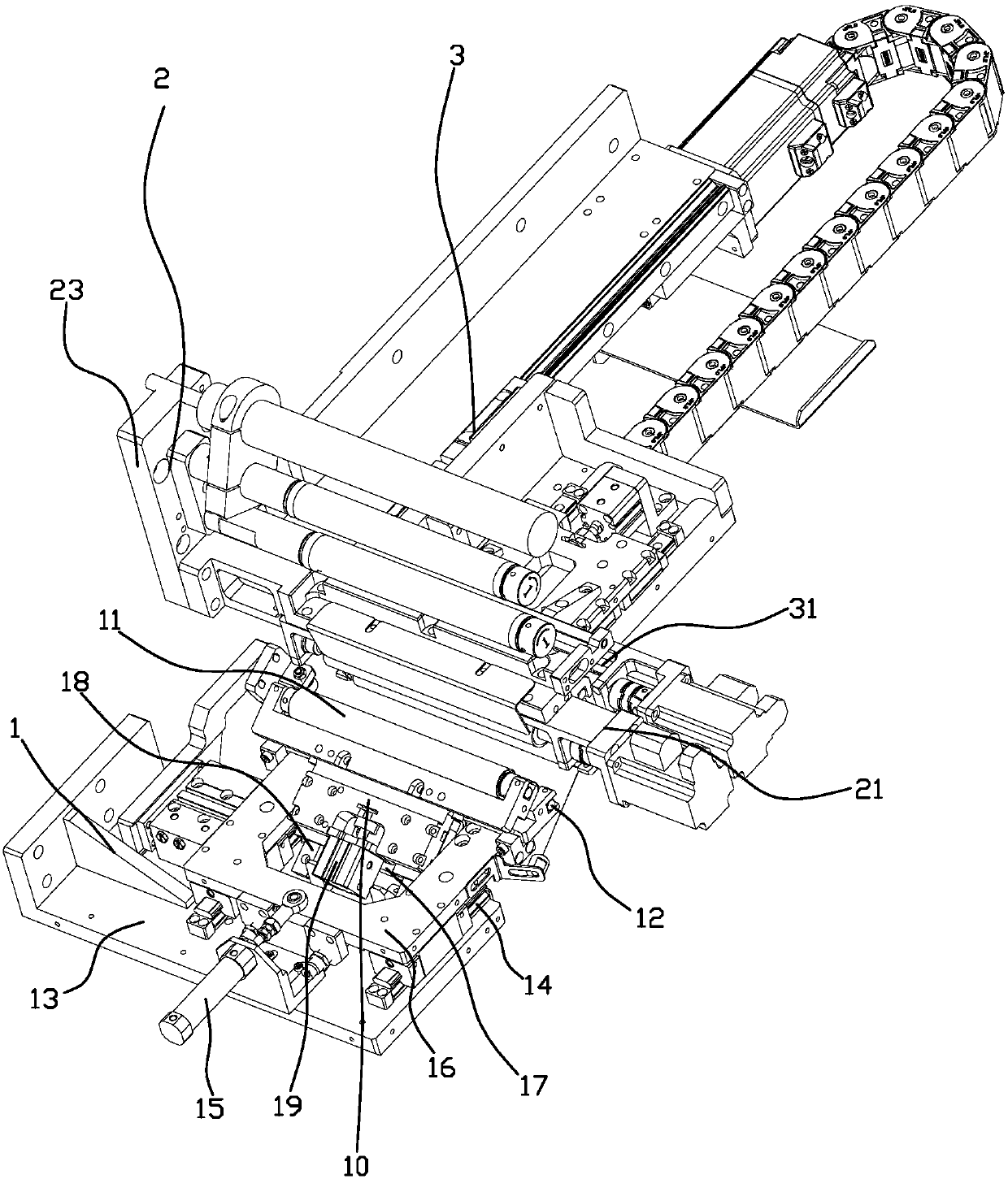 Lithium battery cell active pre-rolling method and apparatus