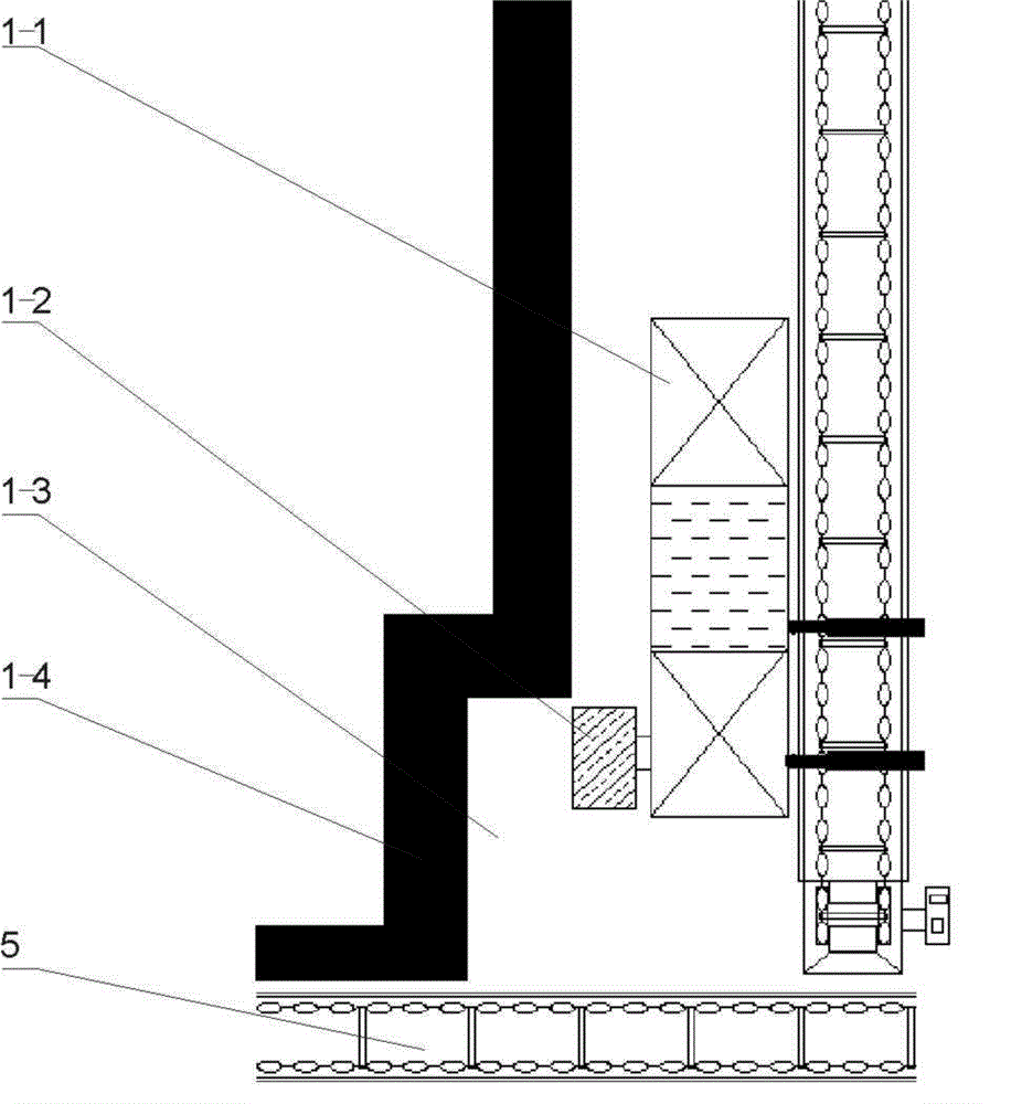 Coal mining face non-gap feeding coal cutting complete device and feeding method