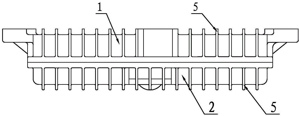 Roundabout cooling and filtering type engine oil cooler