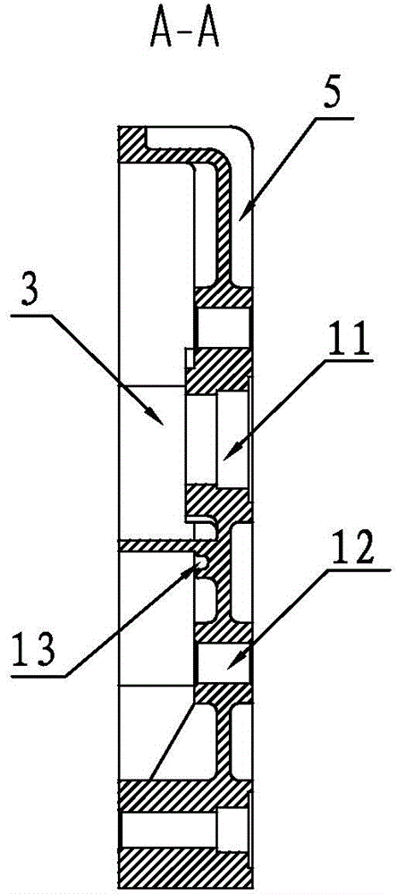 Roundabout cooling and filtering type engine oil cooler