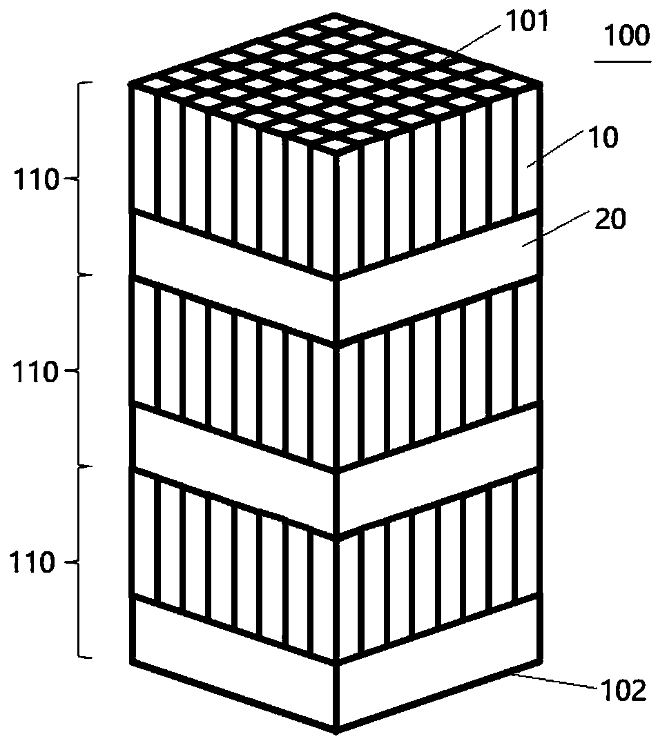 Detector for positive electron emission imaging equipment, and positive electron emission imaging equipment