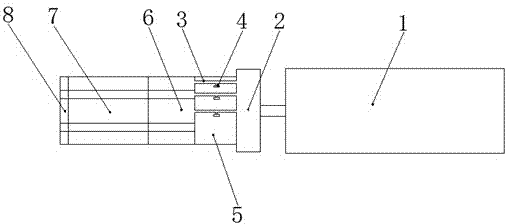 Cylinder cover airtightness detector rear-blocking device