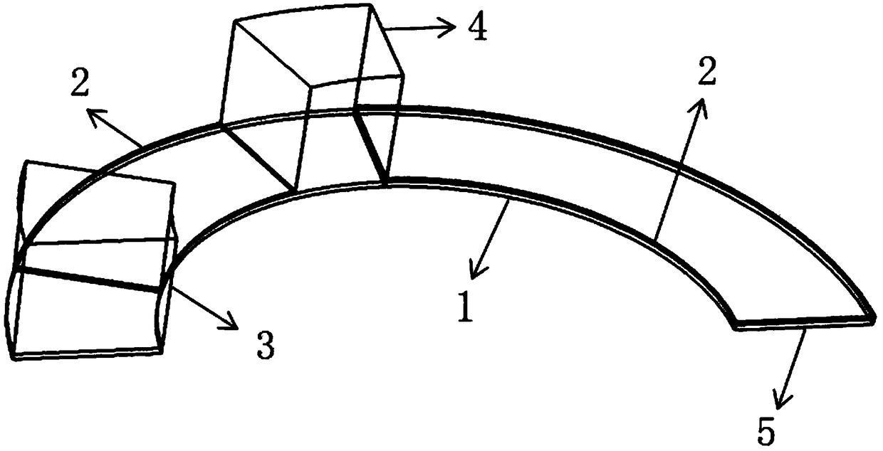 Double-class arc-shaped piezoelectric energy harvester