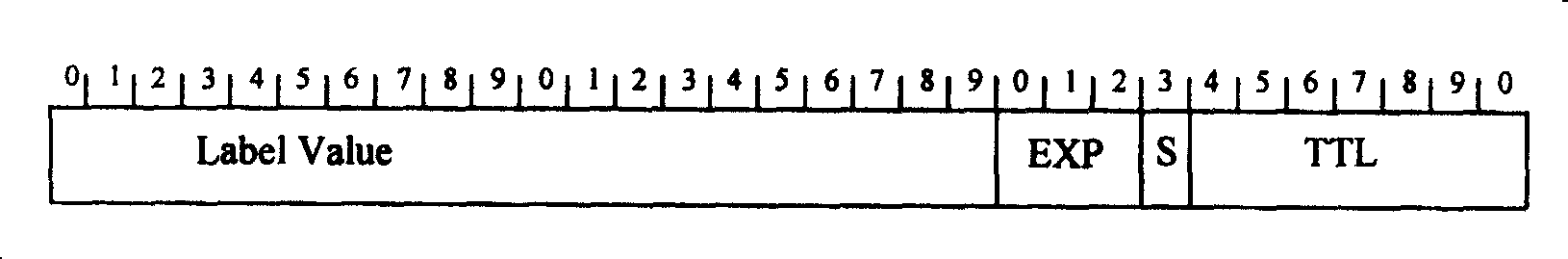 Method for realizing flow equitable transmission in MPLS looped network