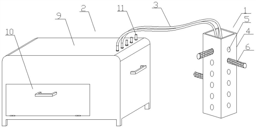 System for automatically and regularly collecting soil water layer by layer