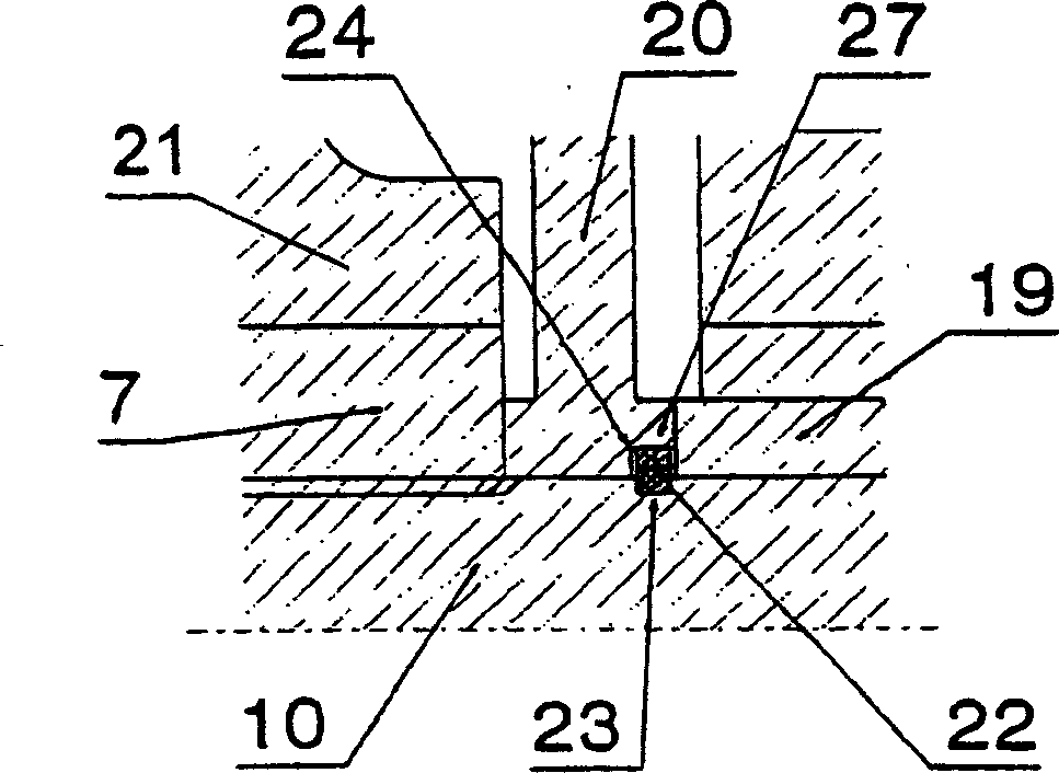 Turbo charger with means on the shaft for axially securing of said shaft if the compressor wheel bursts