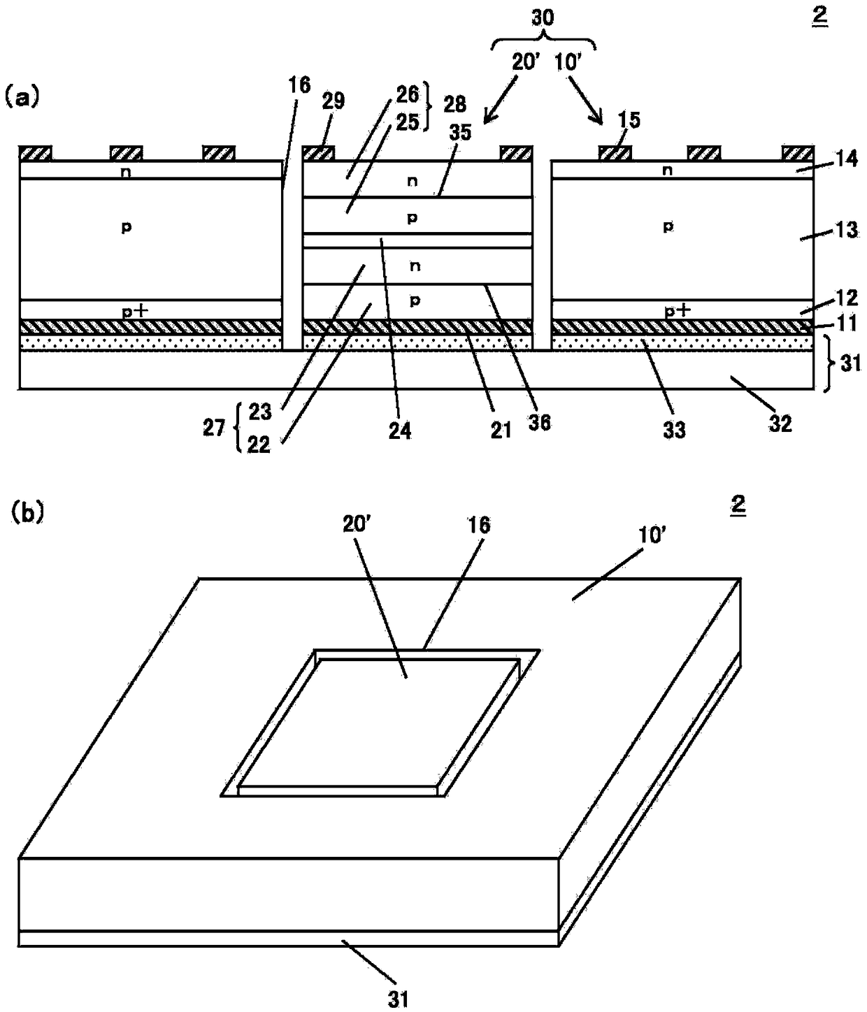 Concentrating photoelectric conversion device and method of manufacturing the same