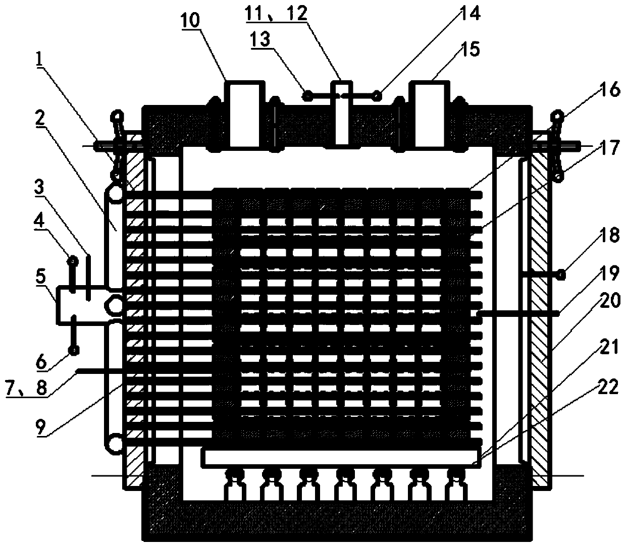 Supercritical carbon dioxide deep cooling treatment method and device and gas recycling system